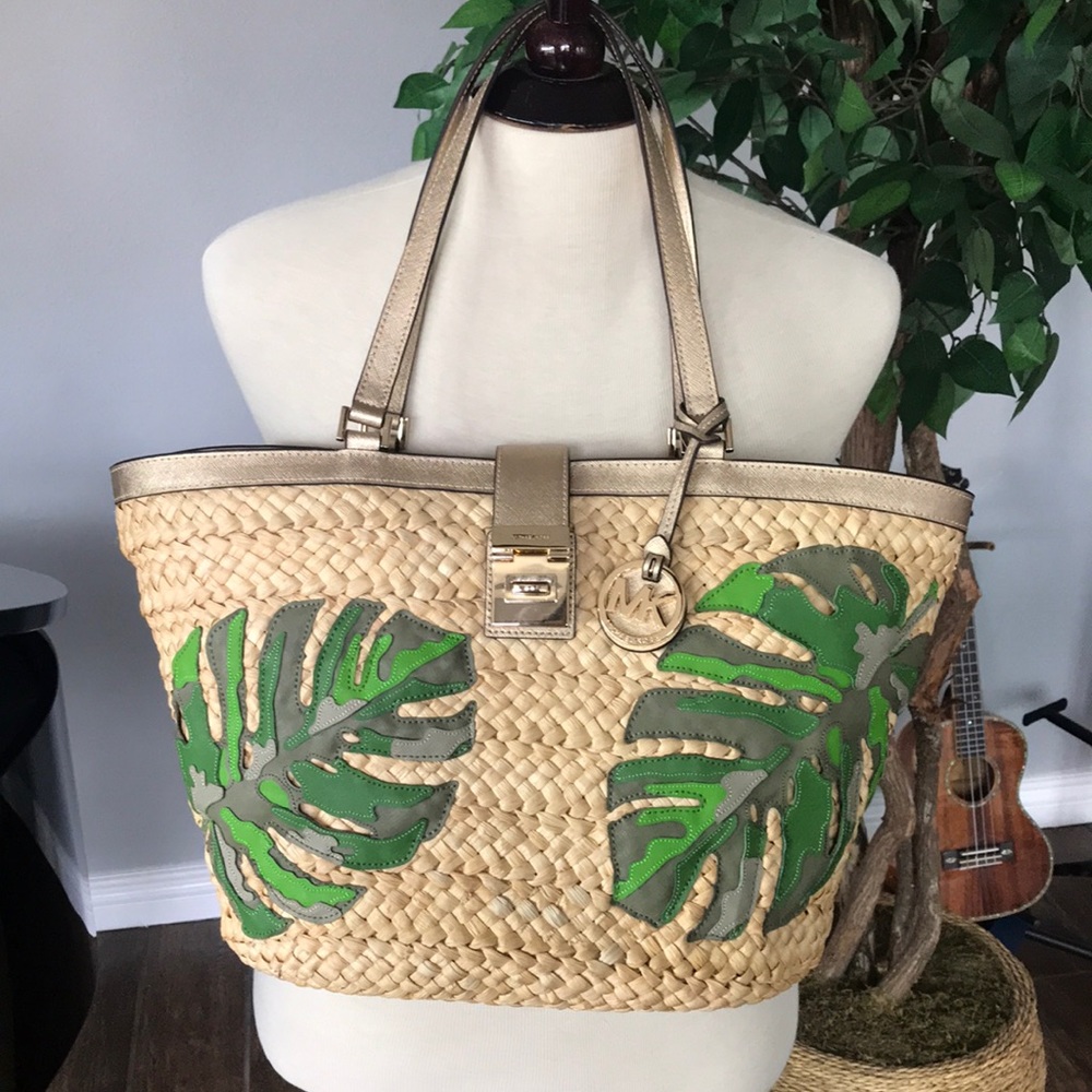 Michael Kors Straw Tote